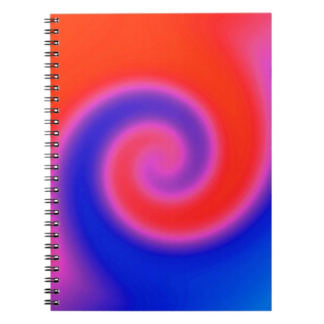 Cuaderno Swirl Red Blue (Frente)
