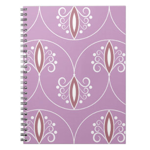 Cuaderno Swirling Elegance: Geométrica de época