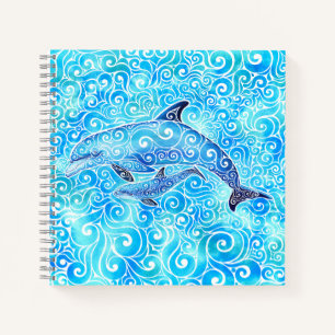 Cuaderno Swirly Dolphin