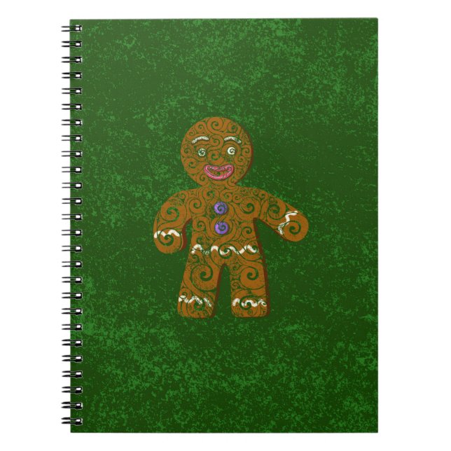 Cuaderno Swirly Gingerbread Cookie (Frente)