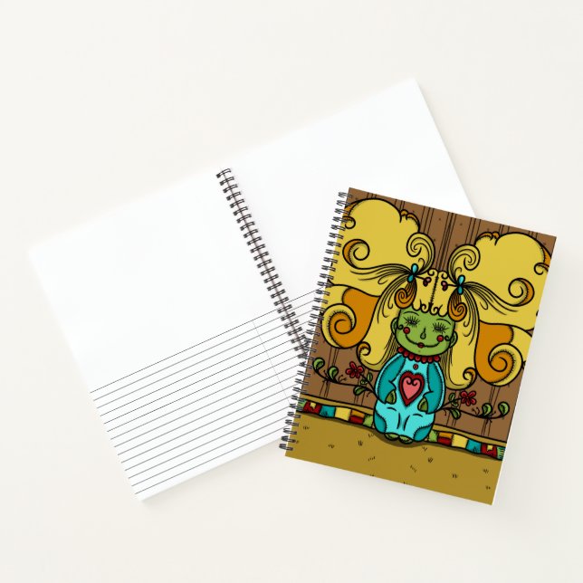 Cuaderno Swirly Girly Zombie Sketch and Notes (Interior)
