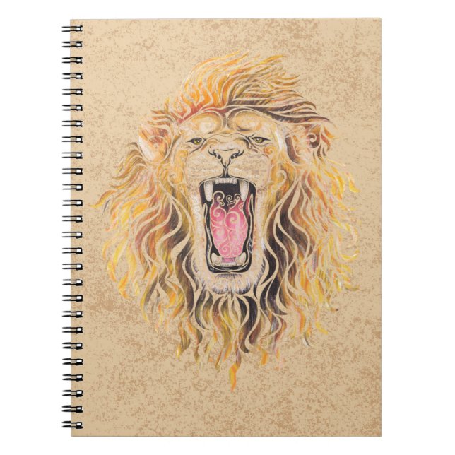 Cuaderno Swirly Lion (Frente)