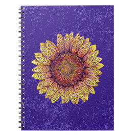 Cuaderno Swirly Sunflower