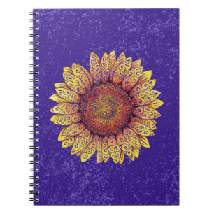 Cuaderno Swirly Sunflower
