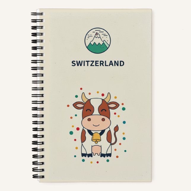 Cuaderno Switzerland Heritage & Alpine Travel Photo Archive (Anverso)