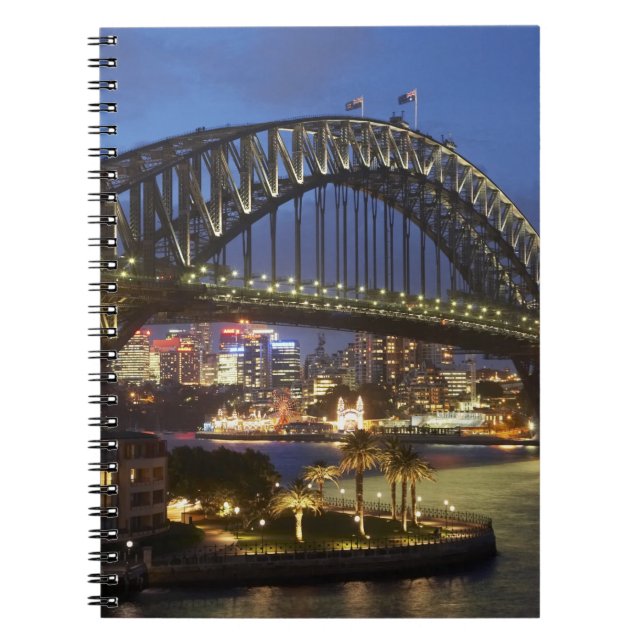 Cuaderno Sydney Harbour Bridge y Park Hyatt Sydney Hotel (Frente)