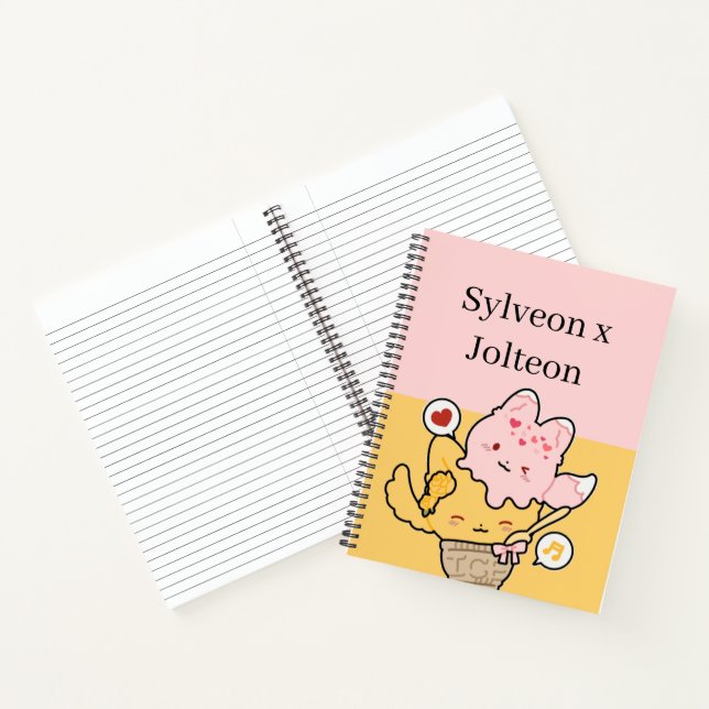 Cuaderno Sylveon And Jolteon Notebook ⚡︎ (Interior)