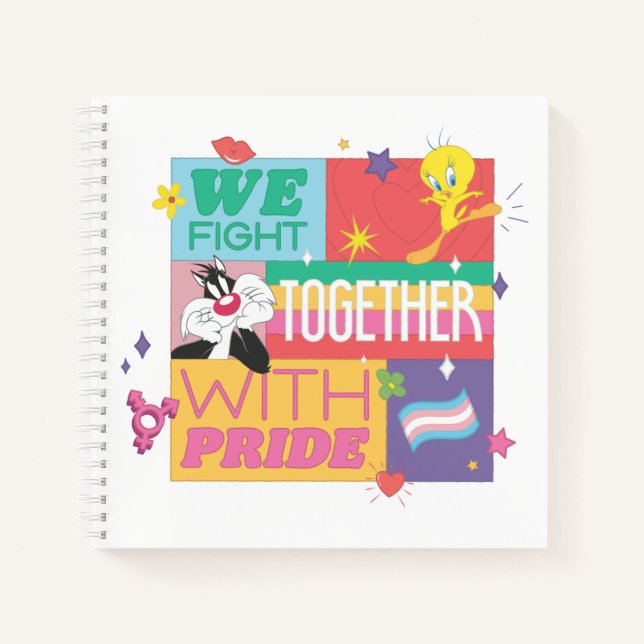 Cuaderno SYLVESTER™ Y TWEETY™| Luchamos Conjuntamente Con E (Anverso)