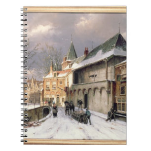 Cuaderno T31117 una vista de una ciudad holandesa en
