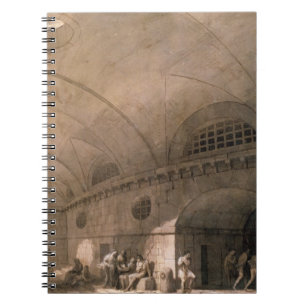 Cuaderno T31459 una escena de la prisión, 1794 (pluma y
