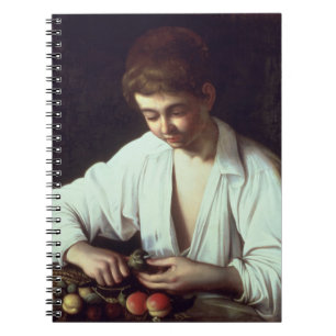 Cuaderno T31971 un muchacho joven que pela Apple