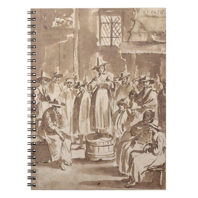 Cuaderno T34029 una reunión de oración del Quaker (pluma y (Frente)