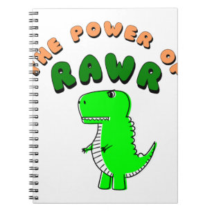 Cuaderno T-Rex El Poder De RAWR