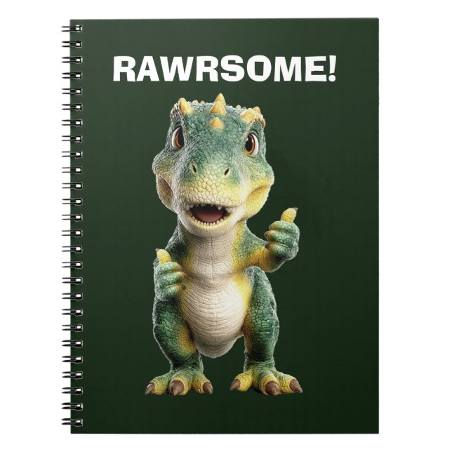 Cuaderno T Rex Pulgar Arriba (Frente)