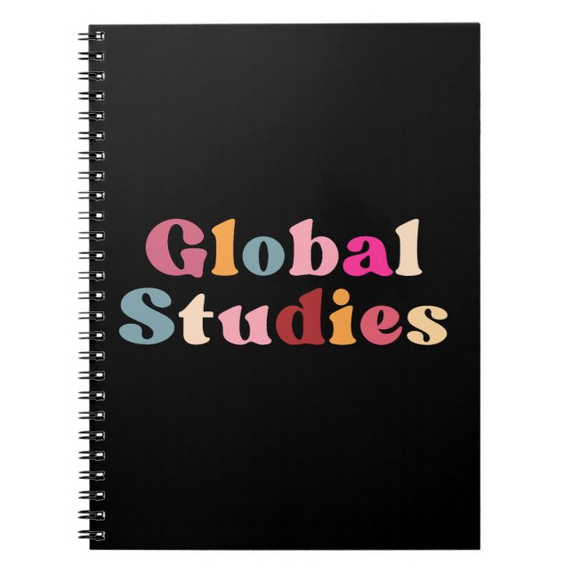 Cuaderno T-Shirt, estudios retro-globales (Frente)