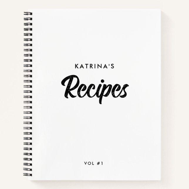 Cuaderno Tabla de Conversión de Medidas para Recetas de Gui (Anverso)