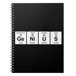 Cuaderno Tabla periódica del genio