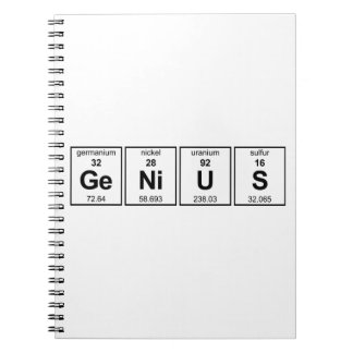 Cuaderno Tabla periódica del genio