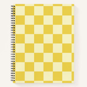 Cuaderno Tablero de ajedrez amarillo