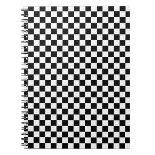 Cuaderno Tablero de ajedrez clásico blanco y negro de STayl