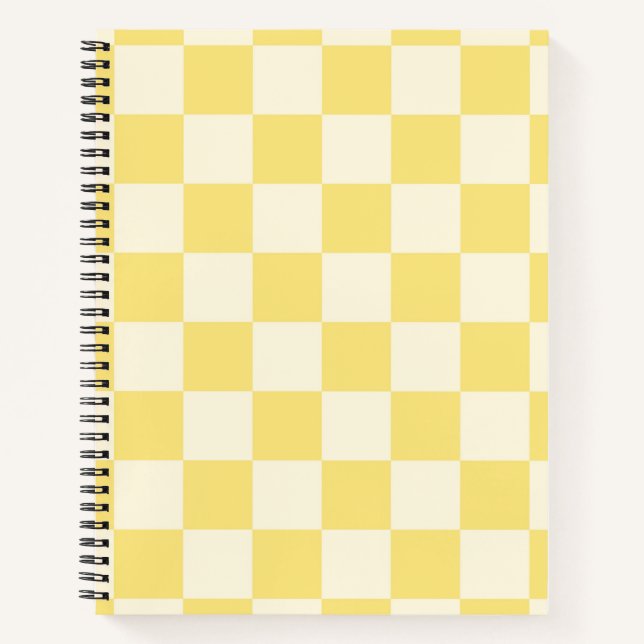 Cuaderno Tablero de cheques amarillo (Anverso)