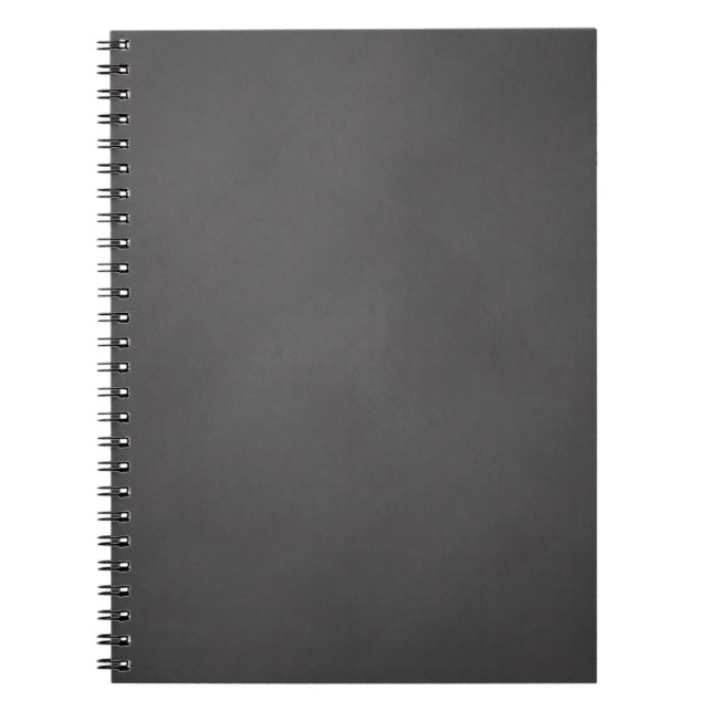 Cuaderno Tablero de tiza gris del negro del fondo de la (Frente)