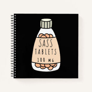 Cuaderno Tabletas de SASS para enfermeras 100mg Castigo de