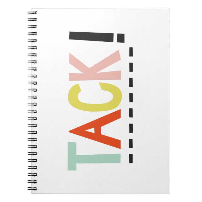 Cuaderno TACK! Colors Notebook (Frente)