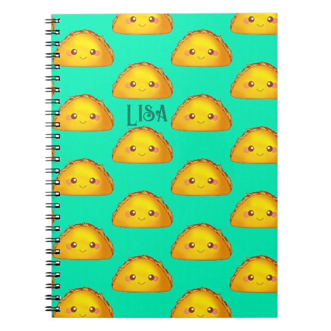 Cuaderno Taco de la cáscara dura de la carne subterránea me (Frente)