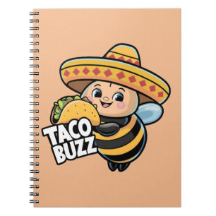 Cuaderno Taco Divertido Zumbido Abejorro