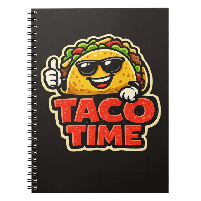 Cuaderno Taco Time - Fiasco de Fiesta - Frikis de la Comida (Frente)