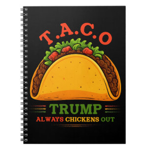 Cuaderno Taco Trump siempre se esfuma