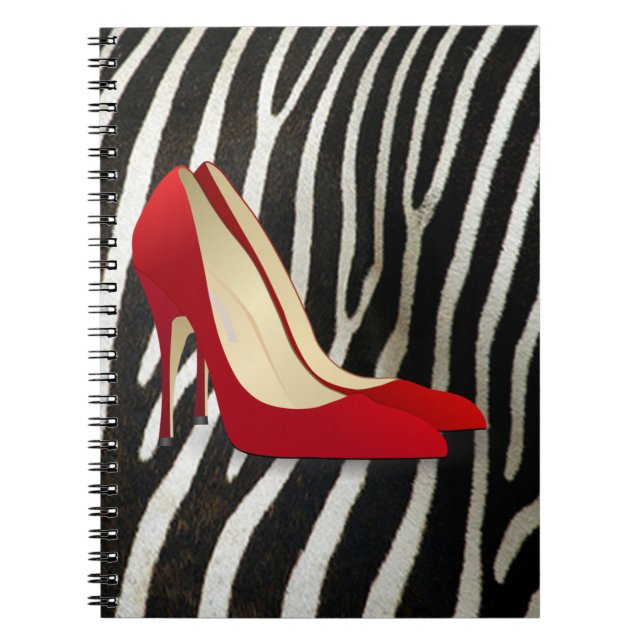 Cuaderno tacones altos rojos (Frente)