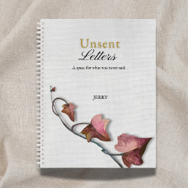 Cuaderno Tactile Linen-Look Textured 'Unsent Letters'