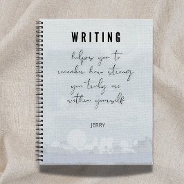 Cuaderno Tactile Natural Fiber Linen-Look Icy Blue