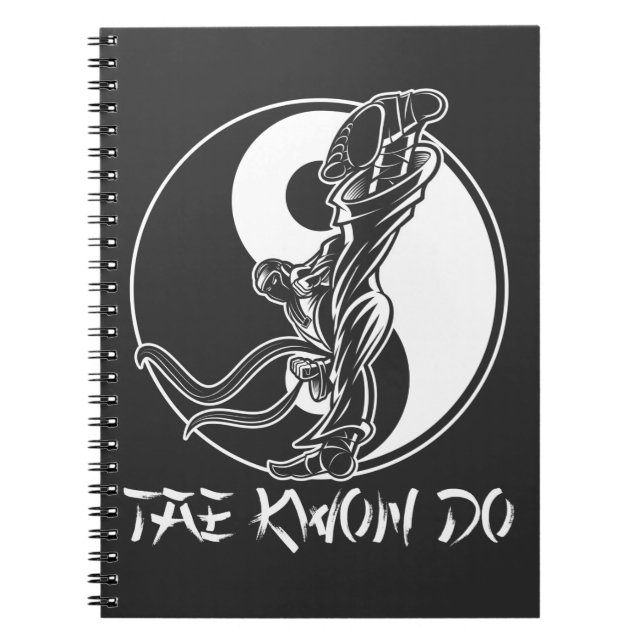 Cuaderno Taekwondo Artes Marciales Tae kwon do Autodefensa (Frente)