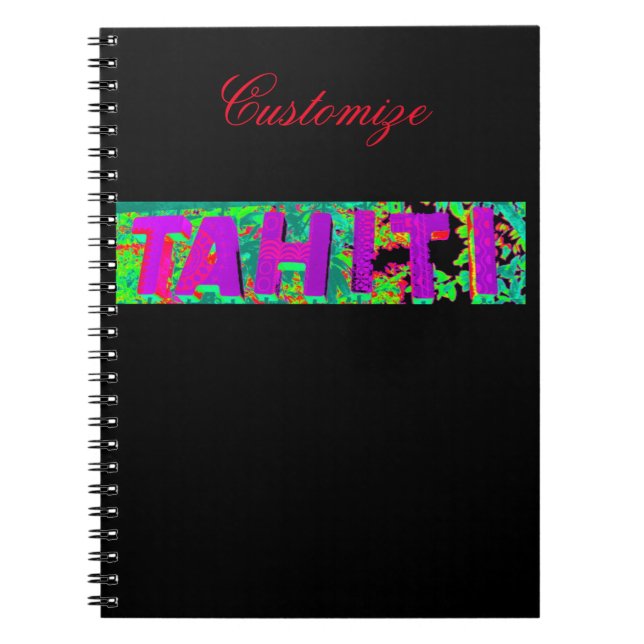 Cuaderno Tahiti Sign Thunder_Cove (Frente)