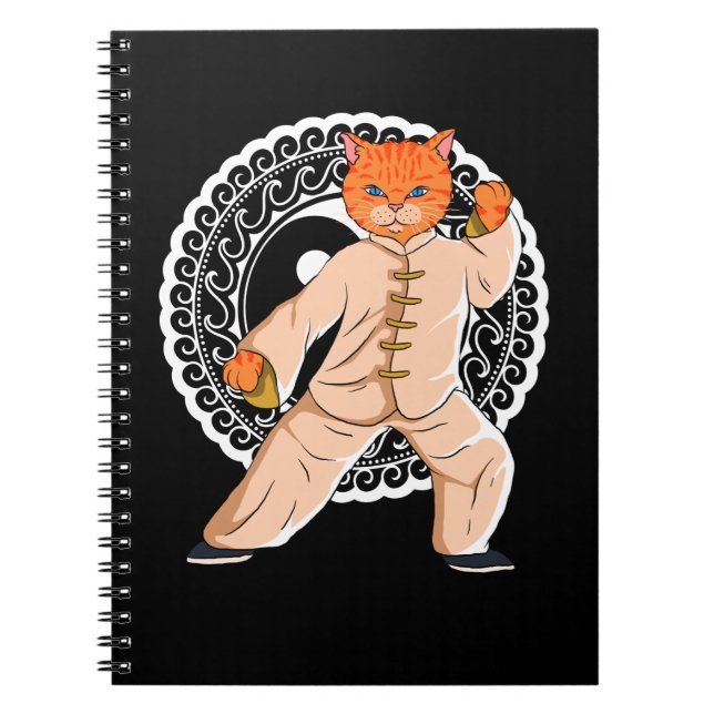 Cuaderno Tai Chi Ying Yang Tai Chi Cat (Frente)