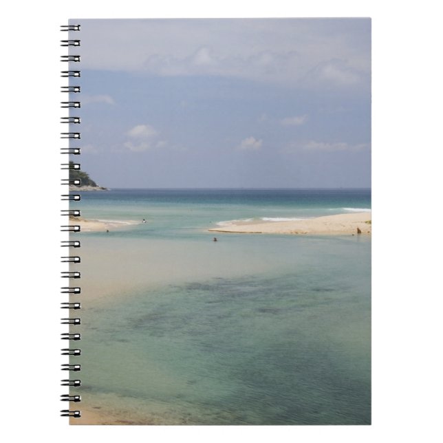 Cuaderno Tailandia, Phuket, playa de Nai Harn. (Frente)