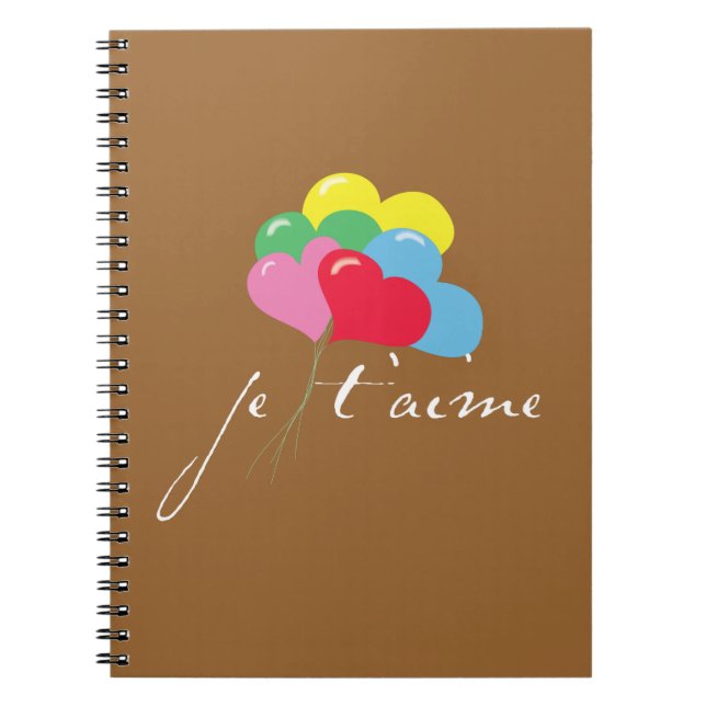Cuaderno Taime de Je (te amo) (Frente)