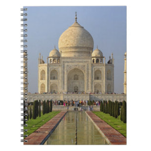 Cuaderno Taj Mahal, un mausoleo ubicado en Agra, India, 2