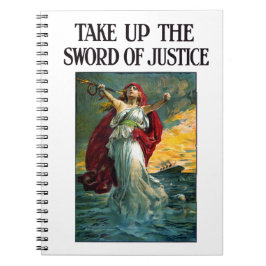 Cuaderno Take Up the Sword of Justice