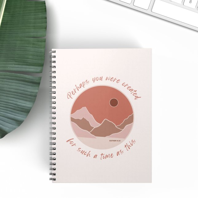 Cuaderno Tal vez te crearon Rubor Pink Christian (Subido por el creador)