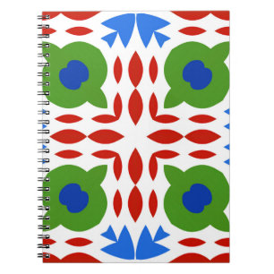 Cuaderno Talavera mexicana ornamental tradicional. Dibujo d