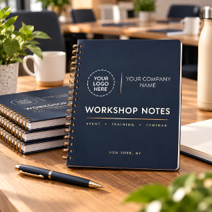 Cuaderno Taller de empresa personalizado Logotipo Evento Se