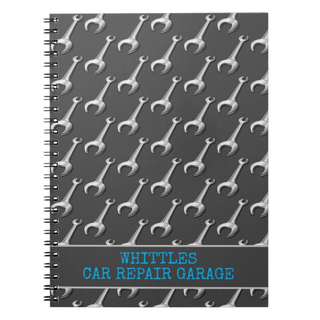 Cuaderno Taller de taller mecánico automático de coches de  (Frente)