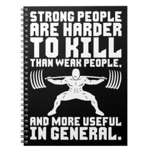 Cuaderno Taller: Es Más Difícil Matar A Personas Fuertes