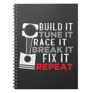 Cuaderno Taller Mecánico De Taller De Sintonización De Auto