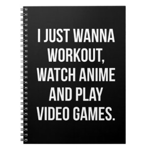Cuaderno Taller, ver anime, jugar videojuegos - Gimnasio di