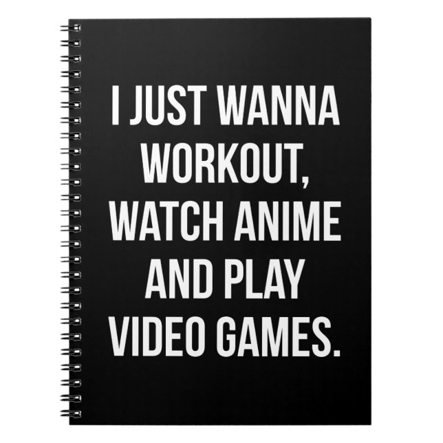 Cuaderno Taller, ver anime, jugar videojuegos - Gimnasio di (Frente)